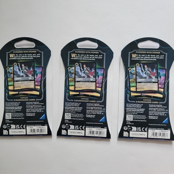 Disney Lorcana Floodborn booster packs, 3 new sealed boosters - Picture 5 of 6